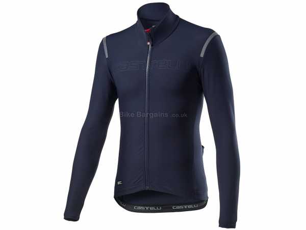 Castelli Tutto Nano RoS Long Sleeve Jersey 2021 XS,S,M,XXXL, Black, Blue, Red, Green, Long Sleeve, Zip fastening, Thermal, Waterproof, 3 rear pockets, weighs 340g, made from Polyester, Elastane, Fleece