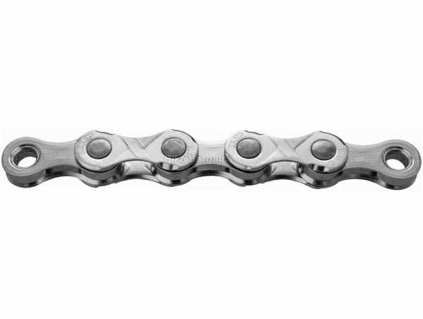 KMC E11 11 Speed Chain 11 Speed chain with 122 Links, for Road & MTB, weighing 268g, Silver