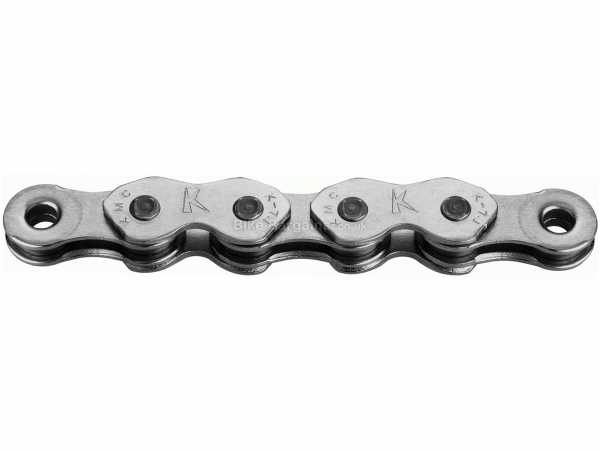 KMC K1 Single Speed Chain Single Speed chain with 100 or 110 Links, for Road & MTB, weighing 377g, Black, Silver