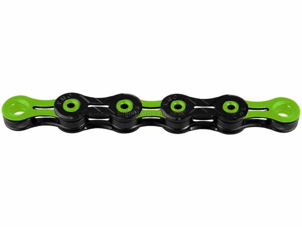 KMC X10SL DLC 10 Speed Chain 10 Speed, 114 Links, weighs 257g, for Road & MTB, Black, Blue, Green, Red