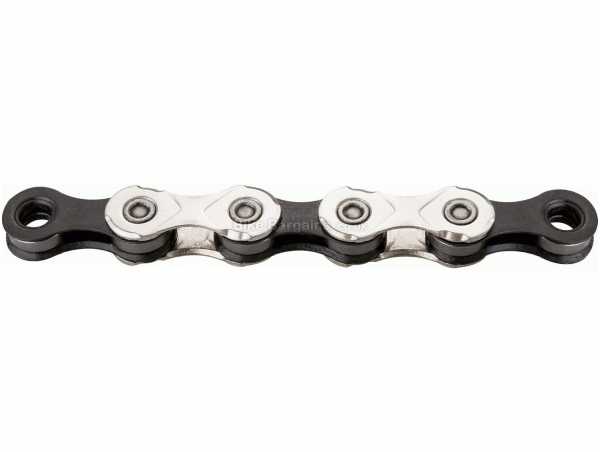 KMC X11 11 Speed Chain 11 Speed, 118 Links, weighs 266g, for Road & MTB, Grey, Silver, Black
