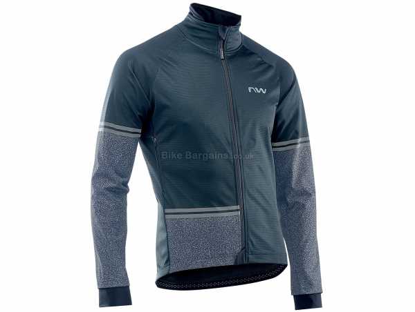 Northwave Extreme Jacket M,L,XL, Black, Grey, Men's, Long Sleeve, 3 rear pockets, Waterproof, Windproof, made from Polyester, Elastane