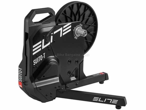 Elite Suito T Direct Drive FE-C Turbo Trainer 26" to 700c, weighs 15.88kg, Alloy, Steel, Black, White, Red
