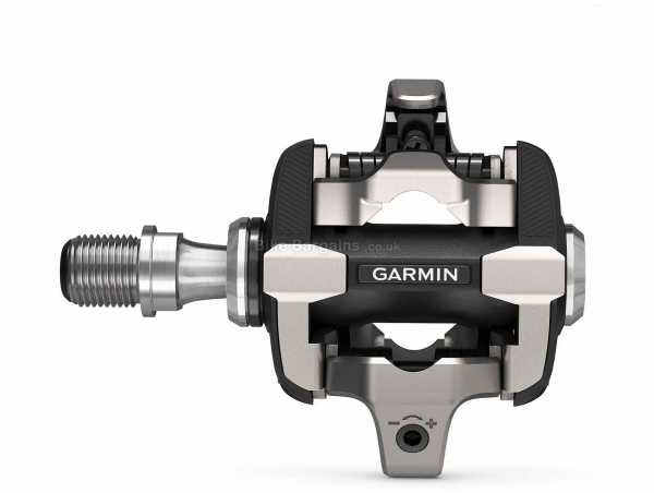 Garmin Rally XC100 Upgrade Power Meter Pedal Clipless MTB Power Meter Pedal, weighs 451g, Nylon, Alloy, Steel, Black, Silver