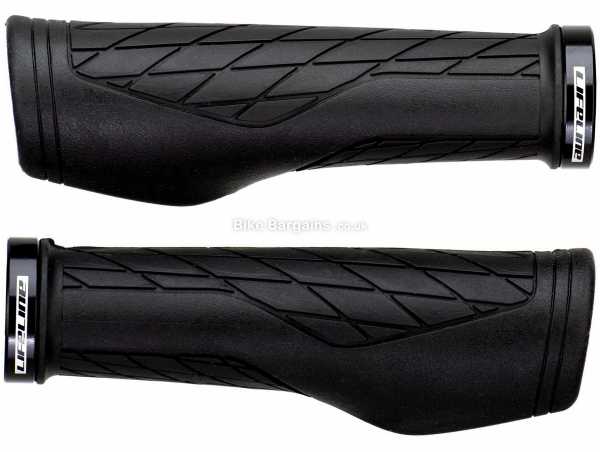 LifeLine Single Clamp Comfort Ergo Grips 131mm, 41mm, weighs 138g, Alloy, Nylon, Rubber, Gel, Black