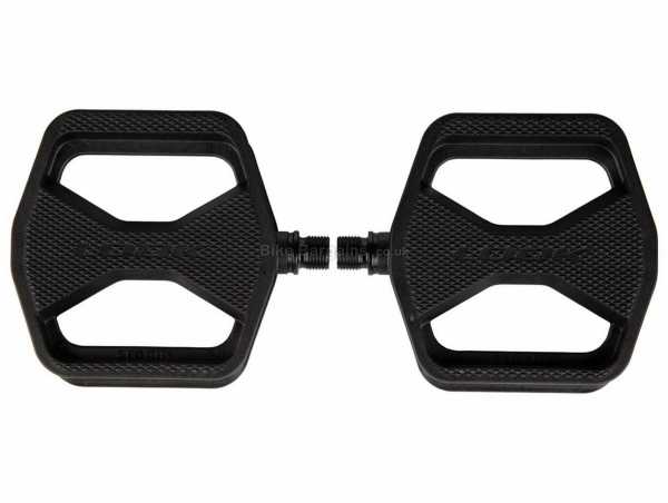 Look Geo City Flat Pedals Steel Flat Road Pedals, weighs 538g, Black