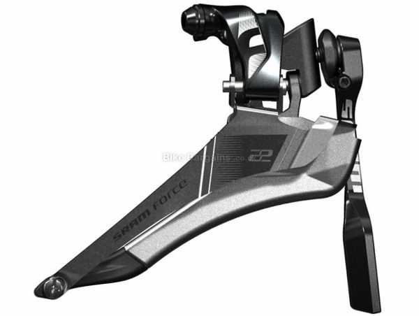 SRAM Force 22 11 Speed Front Derailleur Force 11 Speed Double Front Mech, weighs 79g, Black, Silver