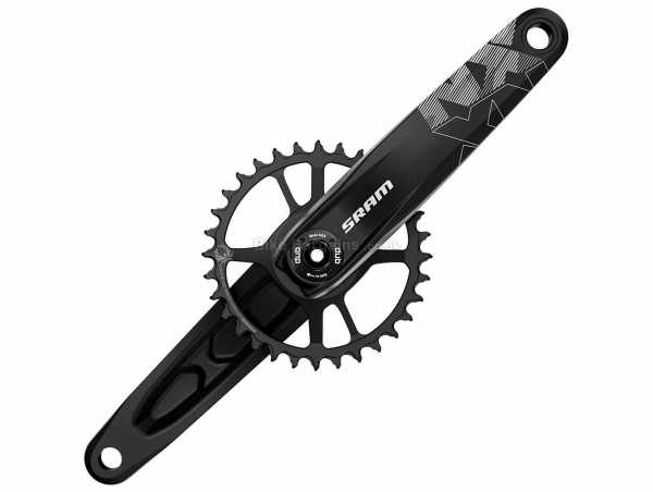SRAM NX Eagle DUB 12 Speed Single Chainset 12 Speed, Single Chainring, Alloy cranks, 170mm,175mm, weighs 638g, Black