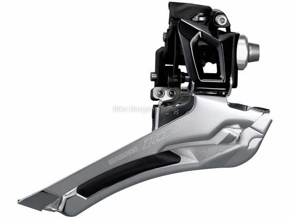 Shimano 105 R7000 11 Speed Front Derailleur 105 11 Speed Road Front Mech, Double Chainring, weighs 95g, Black, Silver