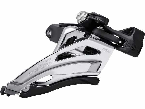 Shimano Deore M5100 Direct Mount 10 Speed Front Derailleur Deore 10 Speed MTB Front Mech, Double Chainring, weighs 152g, Black, Silver