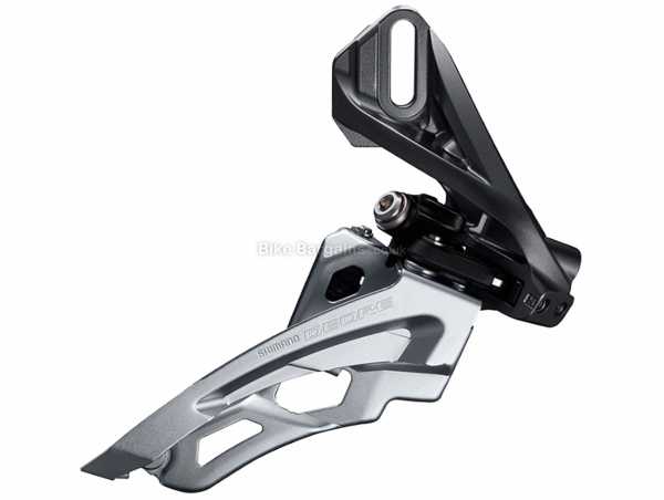 Shimano Deore M6000 Direct Mount 10 Speed Front Derailleur Deore 10 Speed MTB Front Mech, Triple Chainring, weighs 156g, Black, Silver