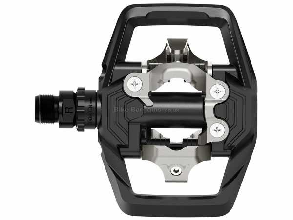 Shimano ME700 Pedals 9/16" Flat / Clipless Pedals, MTB usage, weighs 482g, Black, Silver