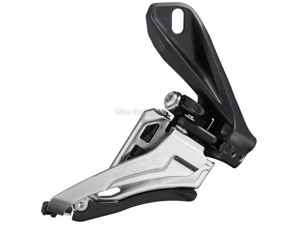 Shimano SLX M7100 Direct Mount 12 Speed Front Derailleur SLX 12 Speed MTB Front Mech, Double Chainring, weighs 155g, Black, Silver