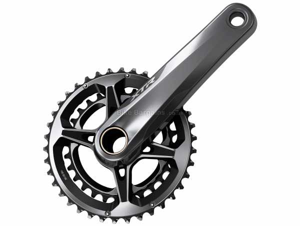 Shimano XTR M9100 12 Speed Double Chainset 12 Speed, Double Chainring, Alloy cranks, 170mm,175mm, weighs 511g, Grey
