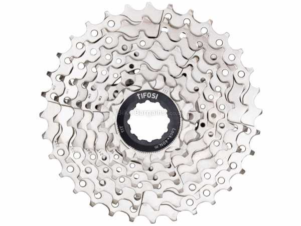 Tifosi HG 8 Speed Cassette 8 Speed Cassette, Silver, weighs 380g, Silver, made from Steel