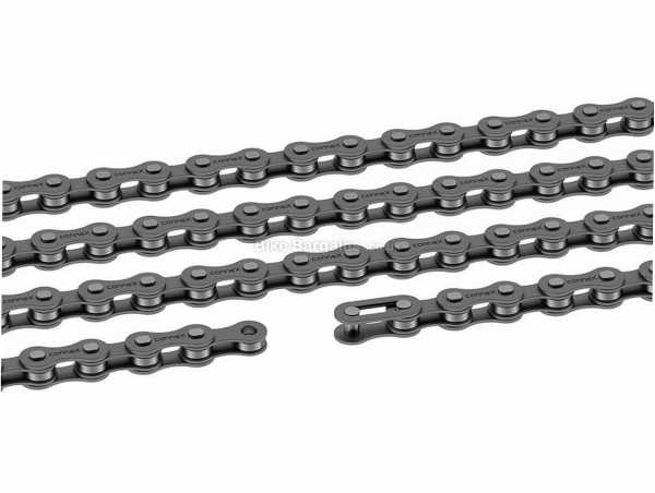 Wippermann 700 7 Speed Chain 7 Speed, 114 links, weighs 339g, for MTB & Road riding, Grey