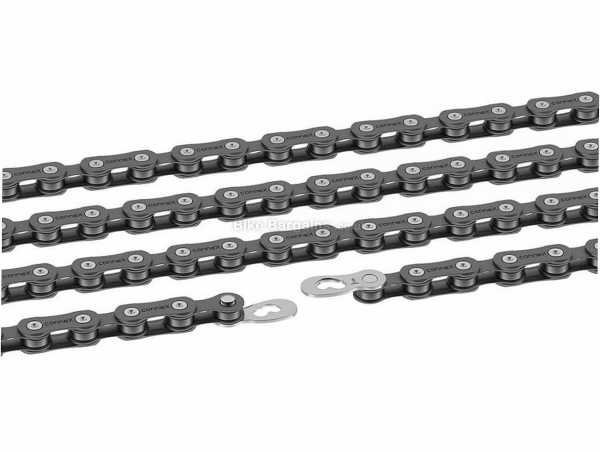 Wippermann 800 8 Speed Chain 8 Speed, 110 links, weighs 308g, for MTB & Road riding, Grey