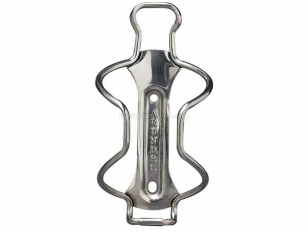 Arundel Steel Bottle Cage weighs 53g, made from steel, 4mm, Silver