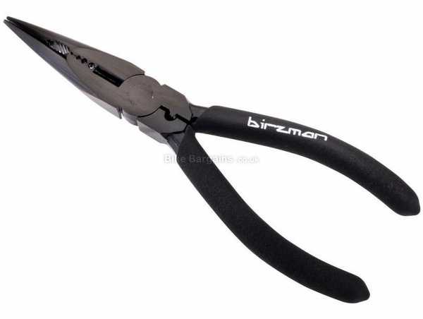 Birzman Radio Pliers 150mm, Black, Silver, weighs 200g, made from Steel with PVC handle