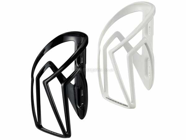 Cannondale Speed C Nylon Bottle Cage weighs 42g, made from nylon, Black, White
