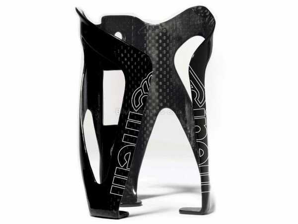 Cinelli Harrys Bottle Cage weighs 24g, made from carbon, 74mm, Black