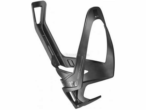Elite Rocko Bottle Cage weighs 27g, made from carbon, 74mm, Black, Red, White, Gold, Blue