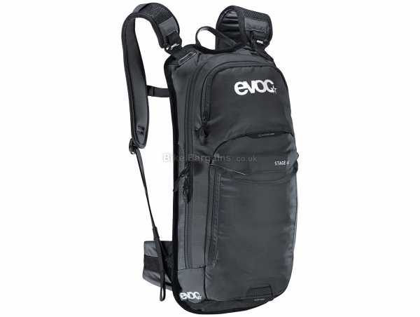 Evoc Stage 6 Litre Hydration Pack 6 Litre Hydration pack, weighs 640g, Black, made from Nylon & Polyester