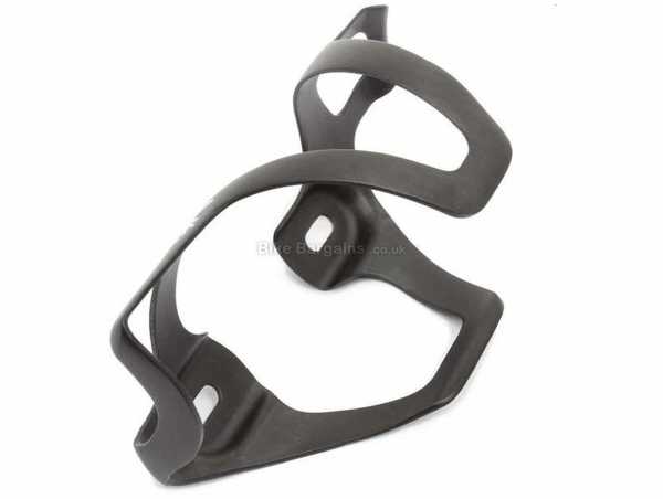 FWE Carbon Bottle Cage weighs 19g, made from carbon, Black