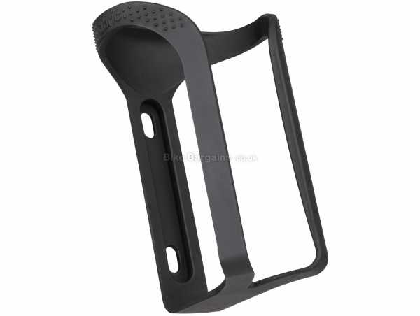 Fabric Gripper Bottle Cage weighs 38g, made from polycarbonate, 80mm, 138mm, Black, Red, White