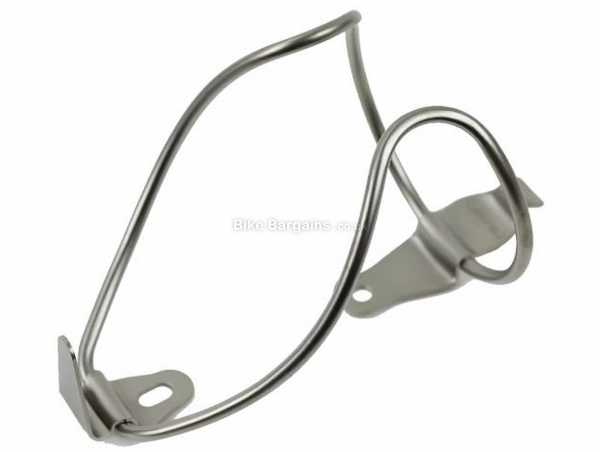Level Steel Bottle Cage weighs 42g, made from steel, Silver