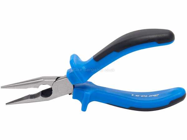 LifeLine Pro Long Nose Pliers 190mm, Black, Blue, Silver, made from Steel with Rubber handle