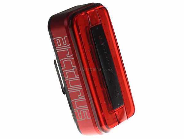 Moon Arcturus Auto Rear Light 100 Lumens, Rear Light, weighs 36g, made from Nylon & Alloy, Black, Red