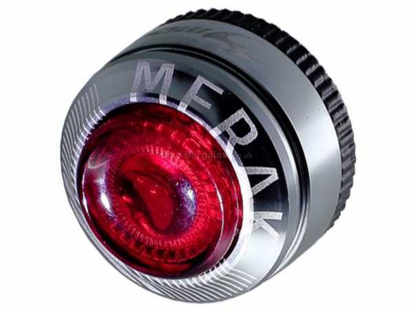 Moon Merak Rear Light 15 Lumens, Rear Light, weighs 17g, made from Nylon & Alloy, Black, Silver