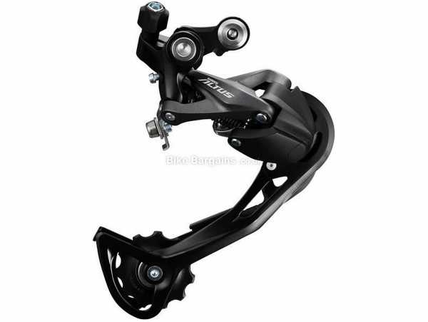 Shimano Altus M2000 9 Speed Rear Derailleur 9 Speed Altus MTB Rear Mech, weighs 276g, Black, Silver, made from Alloy & Steel