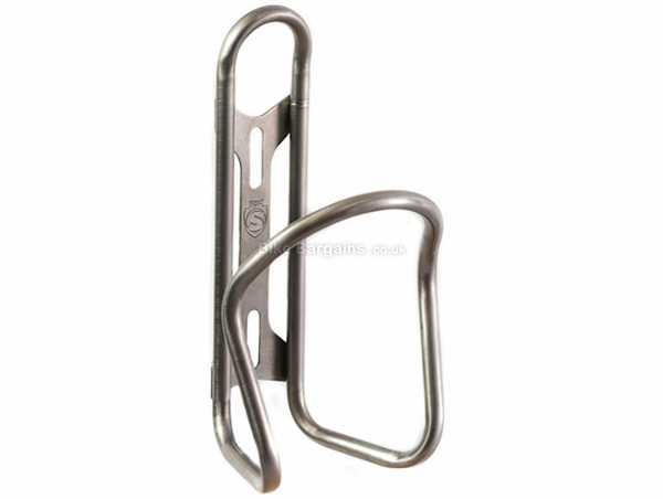 Silca Sicuro Titanium Bottle Cage weighs 29g, made from titanium, Silver