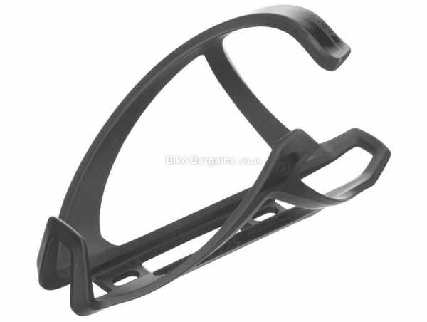 Syncros Tailor 1.0 Bottle Cage weighs 26g, made from polycarbonate, Black