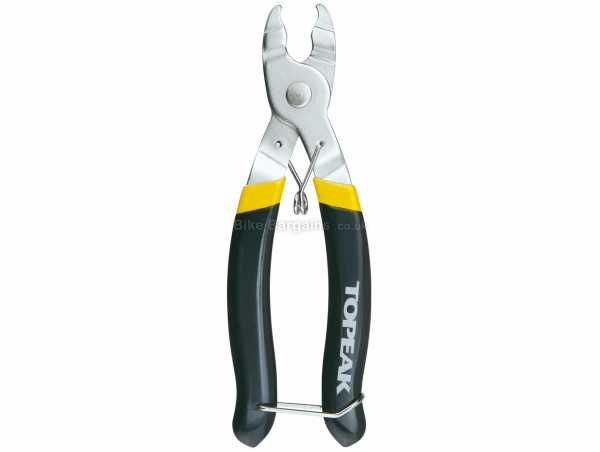 Topeak Powerlink Pliers Black, Yellow, Silver, weighs 122g, made from Steel with PVC handle