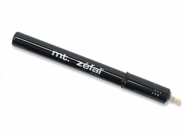 Zefal MT Traditional Frame Pump Alloy Frame Pump for Presta & Schrader valves, 100psi, weighs 145g, measures 38cm, Black, White