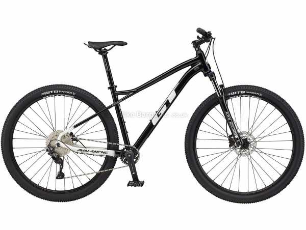 GT Avalanche Comp Hardtail Mountain Bike 2022 S,M,L,XL, Black, White, Alloy Hardtail Frame, Deore 10 Speed Drivetrain, 27.5" or 29" Wheels, Disc Brakes, 
