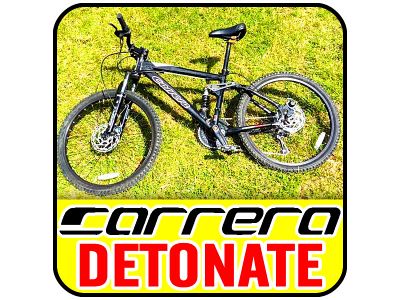 Carrera Detonate Mens Full Suspension Mountain Bike