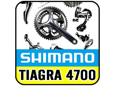 Shimano Tiagra 4700 10 Speed Road Groupset