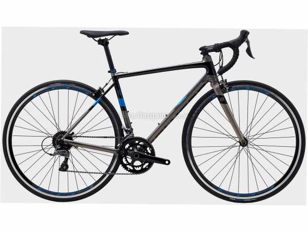 Polygon Strattos S2 Road Bike 47cm, Black, Grey, 700c Wheels, Alloy Rigid Frame, Caliper Brakes, Claris 16 Speed