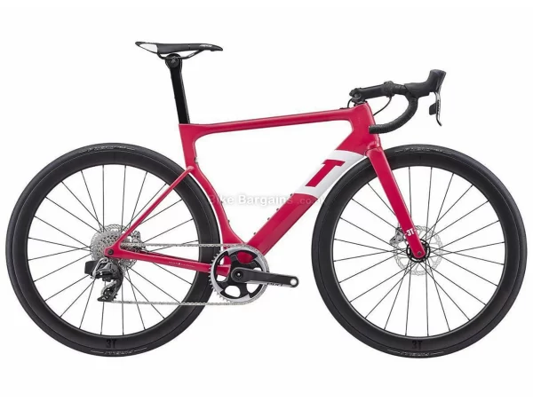 3T Strada Team Red eTap Aero Disc Carbon Road Bike 2019 XL, Red