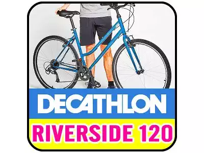 B’Twin Riverside 120 Low Step Through Ladies Steel City Bike