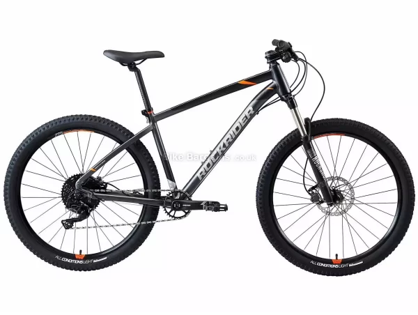 B'Twin Rockrider 27.5" ST 900 Alloy Hardtail Mountain Bike S,L, Grey, Red, Black, Alloy Frame, 27.5" Wheels, 12.85kg, 11 Speed, Disc Brakes, Single Chainring
