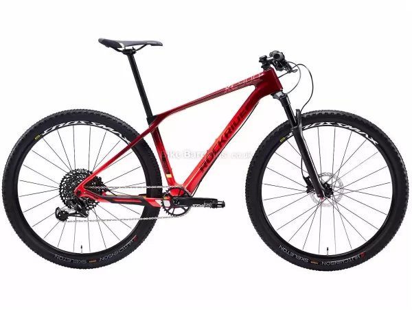 B'Twin Rockrider 29" XC 900 Carbon Hardtail Mountain Bike XL, Red, Black, Carbon Frame, 29" Wheels, 12 Speed, Disc Brakes, Single Chainring
