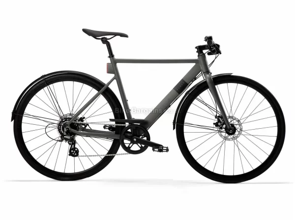 B'Twin Elops Speed 900 Urban Alloy City Bike M,L,XL, Grey, Alloy Frame, 8 Speed, 700c wheels, Disc, Single Chainring