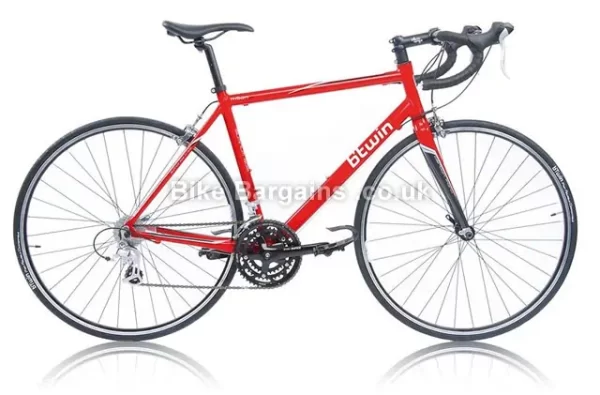 B'TWIN Triban 3 Alloy Road Bike 51cm, Red, Alloy, Calipers, 8 speed, 700c, 10.5kg