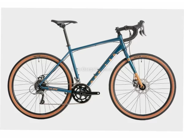 Calibre Lost Lad Alloy Road Bike 2020 L, Blue, Brown, Men's, 16 Speed, Disc Brakes, Double Chainring, 650c, 12.4kg, Alloy