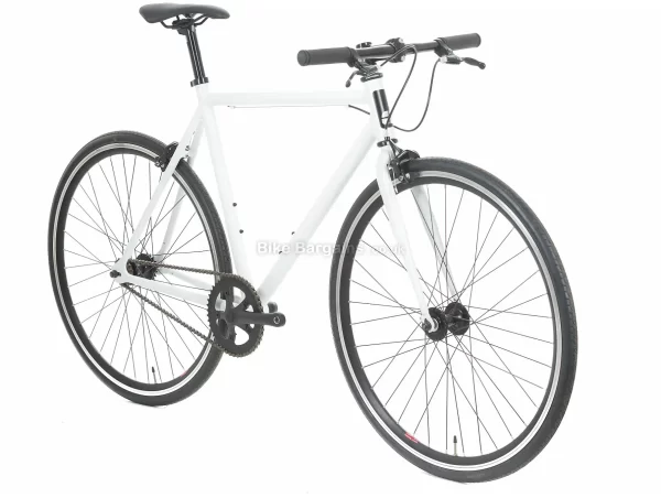 Compass Flip Flop Steel City Bike 53cm,55cm, White, Steel, 700c, Caliper Brakes, Single Speed